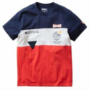 Staple Men's Atlantic Pieced Crew Neck T-Shirt - M